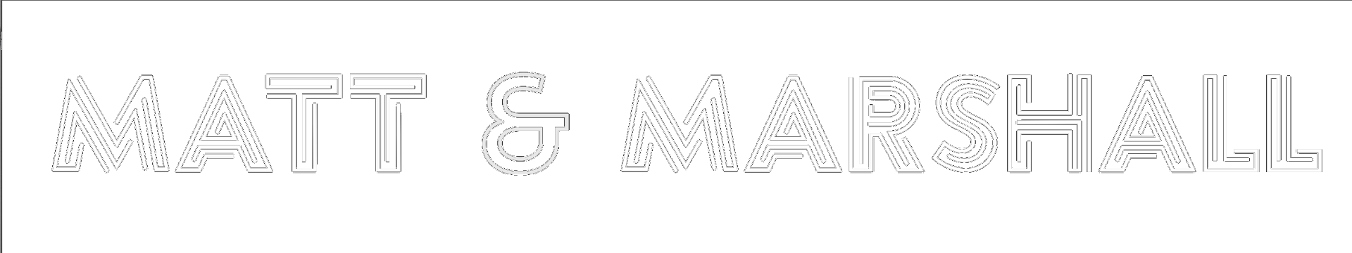 Matt & Marshall Text Logo
